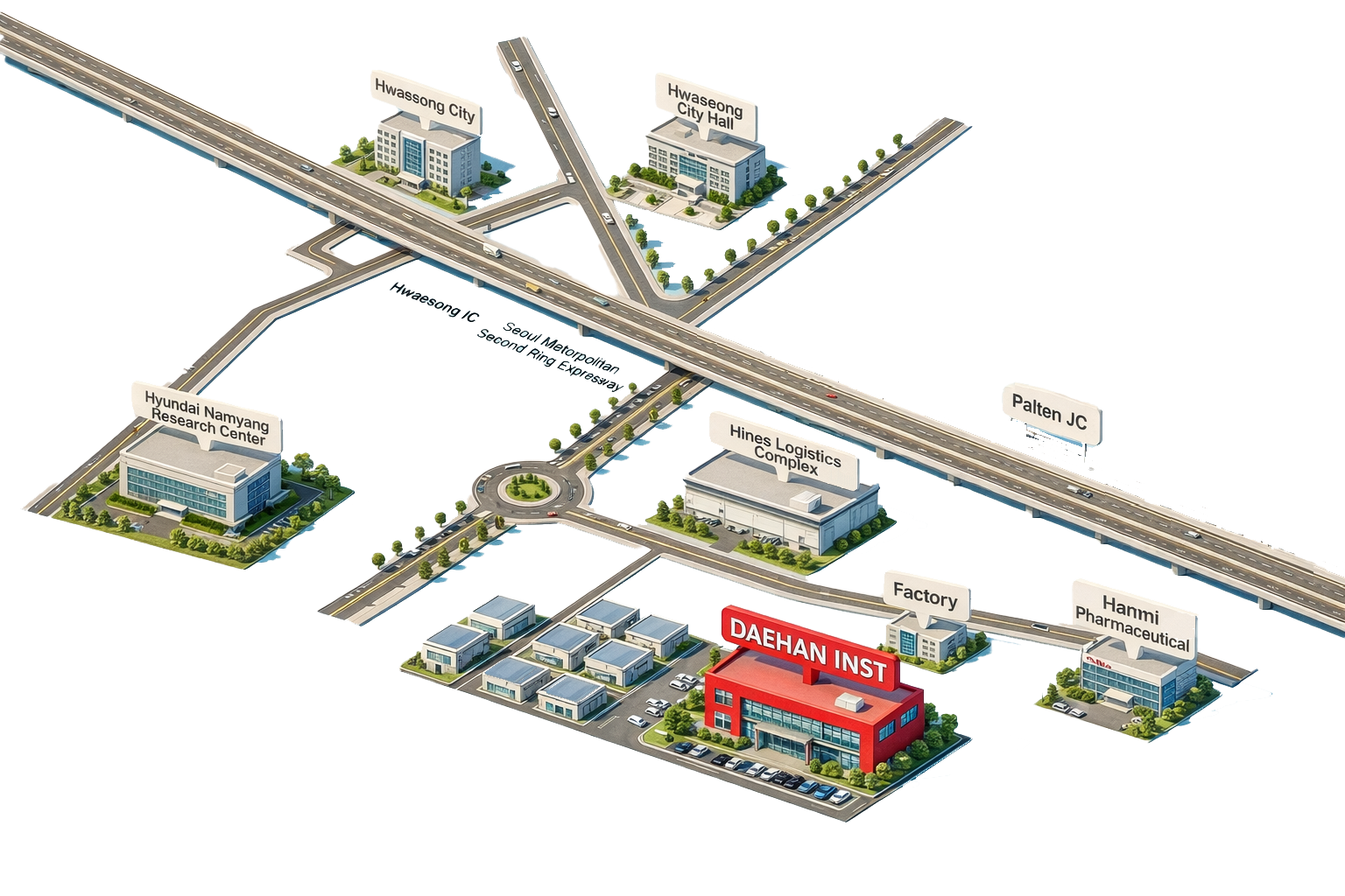 DAEHAN INST Location Map